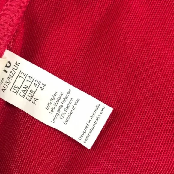 SEA LEVEL Riviera Rib Cross Front One-Piece Swimsuit - Picture 7 of 8